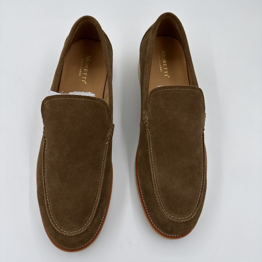 Men's Brown Suede Slip-On Loafers
